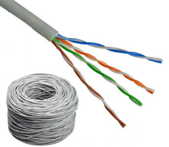 Protezione dell'ambiente del cavo di Ethernet di UTP Cat5e 24awg della prova della passera 1000ft
