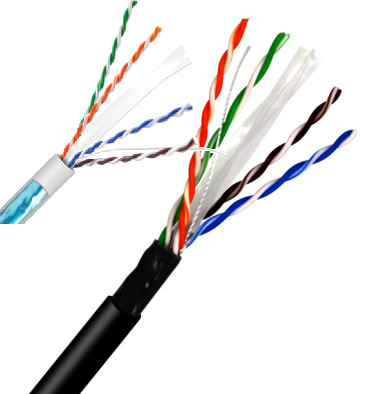 I 8 centri il rivestimento diretto di sepoltura Cat6 1000ft LSZH di resistenza all'usura